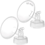 Maymom 16 mm Wide Neck Flange Compatible with Spectra S1 S2 SG Pumps Motif Luna; Not Original Spectra Replacement Pump Parts, 2 Count