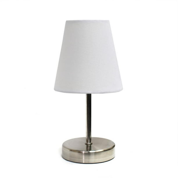 Sand Nickel Mini Basic Table Lamp, Simple Table Lamp Pictures