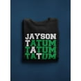 thumbnail image 3 of Jayson Tatum Text Sweatshirt Men -GoatDeals Designs, Male 5X-Large, 3 of 4