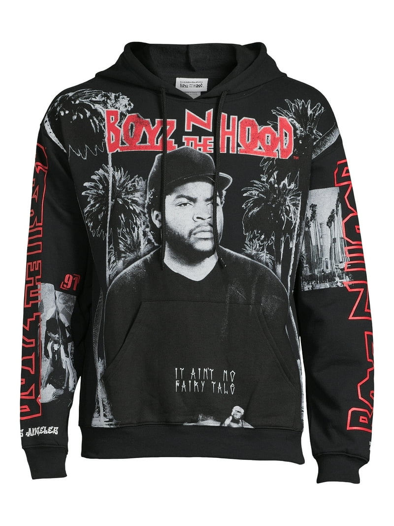 Hooded Sweatshirt Graphic Design Crew Neck Sweatshirts Boyz N