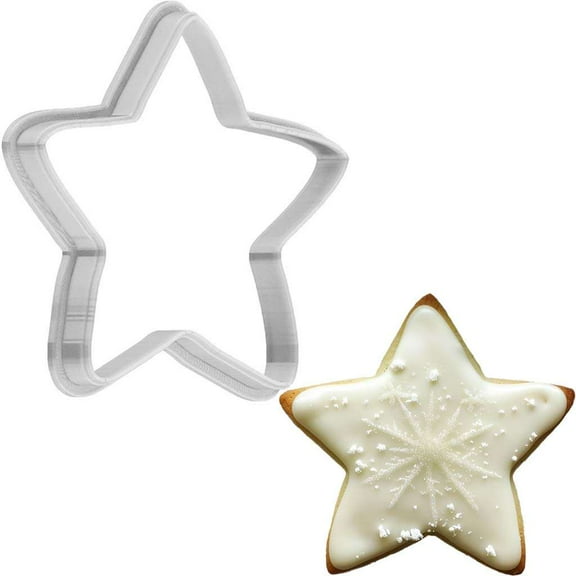 Christmas Star Cookie Cutter 4 Inch Made in USA by WONDERTORY