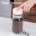 thumbnail image 4 of Mason Jar Vacuum Sealer Kit – Auto-Stop Electric Vacuum Sealer with Reusable Stainless Steel Lids, Compatible with Ball &  Canning Jars. (White Valve), 4 of 8