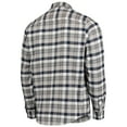 thumbnail image 4 of Men's Antigua Deep Sea Blue/Gray Seattle Kraken Ease Plaid Button-Up Long Sleeve Shirt, 4 of 4