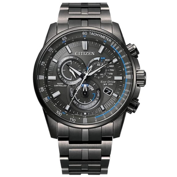 Citizen PCAT Radio Controlled Chronograph Black Dial Men's Watch CB5887-55H