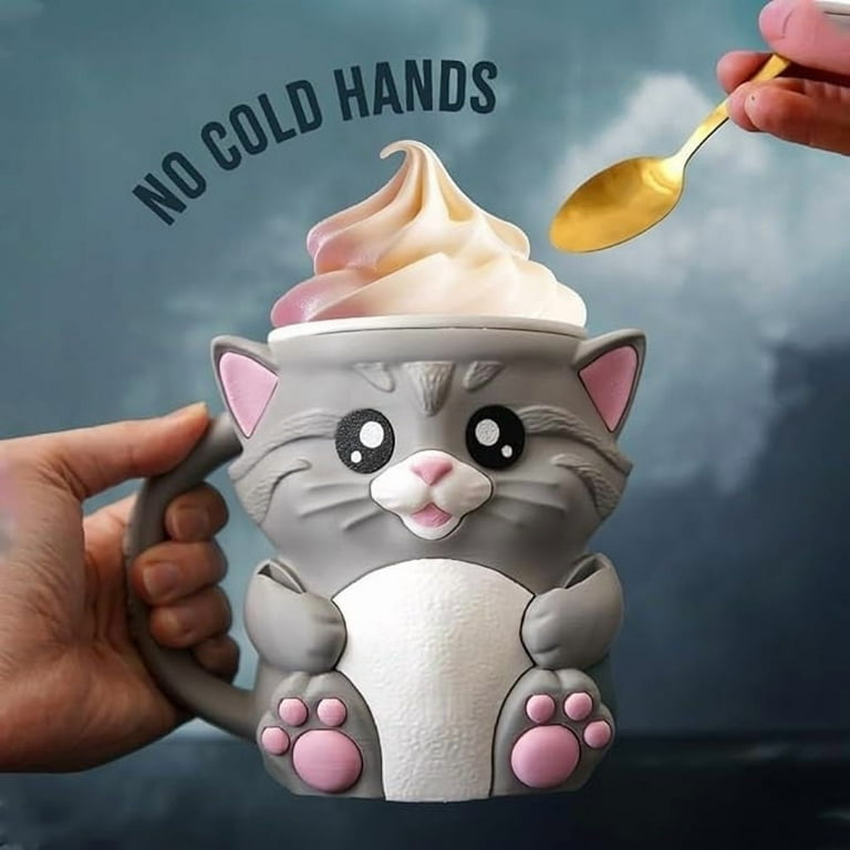 Générique Highland Cow Porte - Crème Glacée, Tasse En