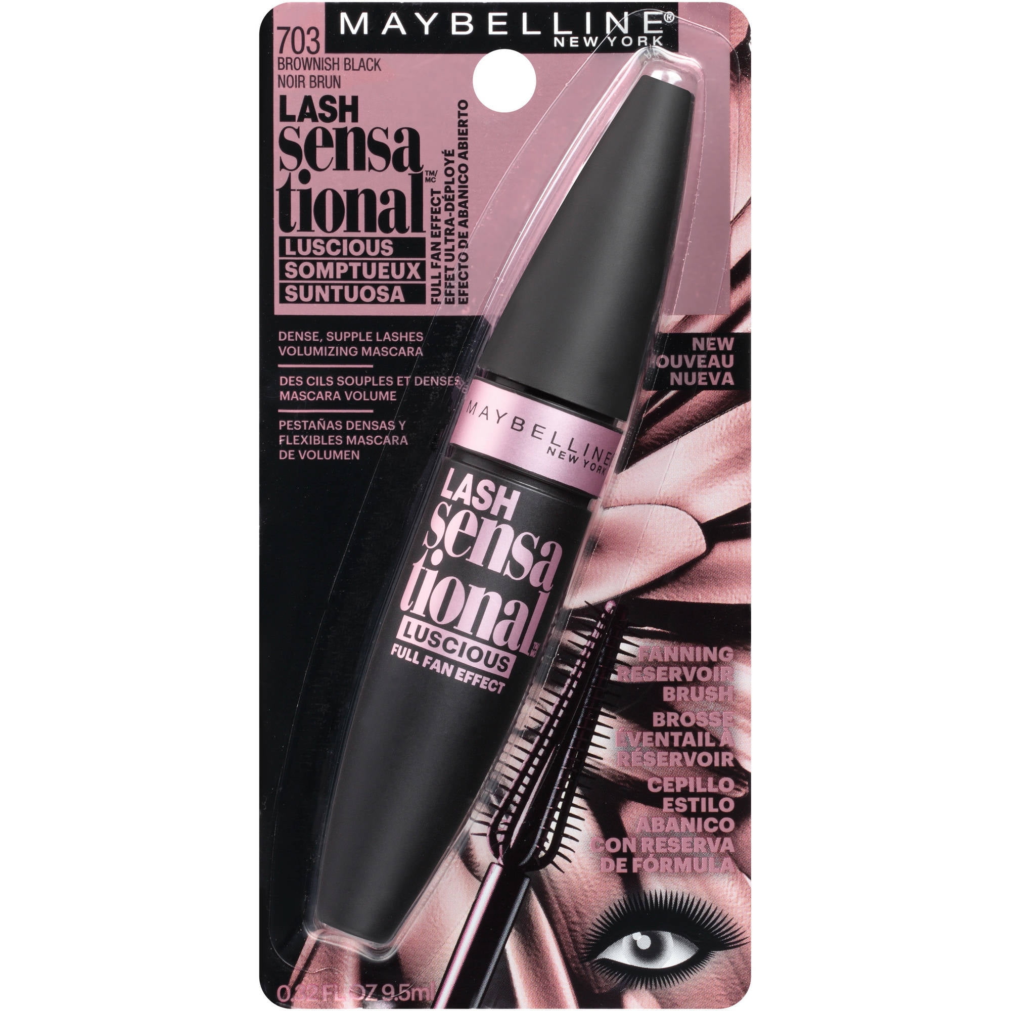 Maybelline Lash Sensational Luscious Washable Blackest - Walmart.com