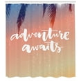 thumbnail image 3 of Ambesonne Adventure Shower Curtain, Motivation Theme, 69"Wx70"L, Multicolor, 3 of 3