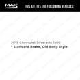 thumbnail image 2 of MAX Advanced Brakes - Front Brake Kit For 2019 Chevy Silverado 1500| Carbon Ceramic Brake Pad and Rotor Kit| Daily Driving OE Replacement Brake Rotors, 2 of 9