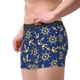 thumbnail image 3 of Kdxio Men's Boxer Briefs with Anchors and Nautical Print - Comfortable and Breathable Underwear for Everyday Wear, 3 of 7