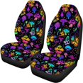 thumbnail image 5 of Pzuqiu Mushrooms Car Accessories Set 3 Pieces, Car Seat Covers Polyester Softy Easy to Install for Cars Truck Van, 5 of 10