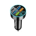 thumbnail image 1 of Chargeur de Voiture Rapide USB 4 Ports Adaptateurs pour iPhones Android Cell O7E5, 1 of 1