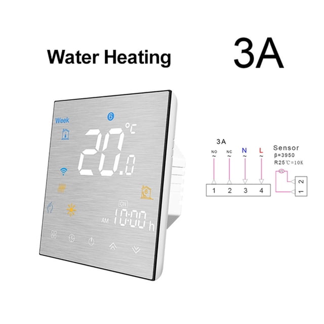 WiFi Smart Thermostat Temperature Controller For Water/Electric Floor Heating/Gas Boiler APP Remote Wireless ,Easy to Install