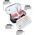 thumbnail image 4 of Estuche grande para lápices y bolígrafos con cremallera, organizador de gran capacidad para oficina, caja de viaje, 4 of 6
