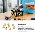 thumbnail image 3 of VONKY 16 Pieces RC Car Rocker Arms Assortment Portable Metal Steering Cups Automobile Repair Replacement for WL Toy 12427, 3 of 6