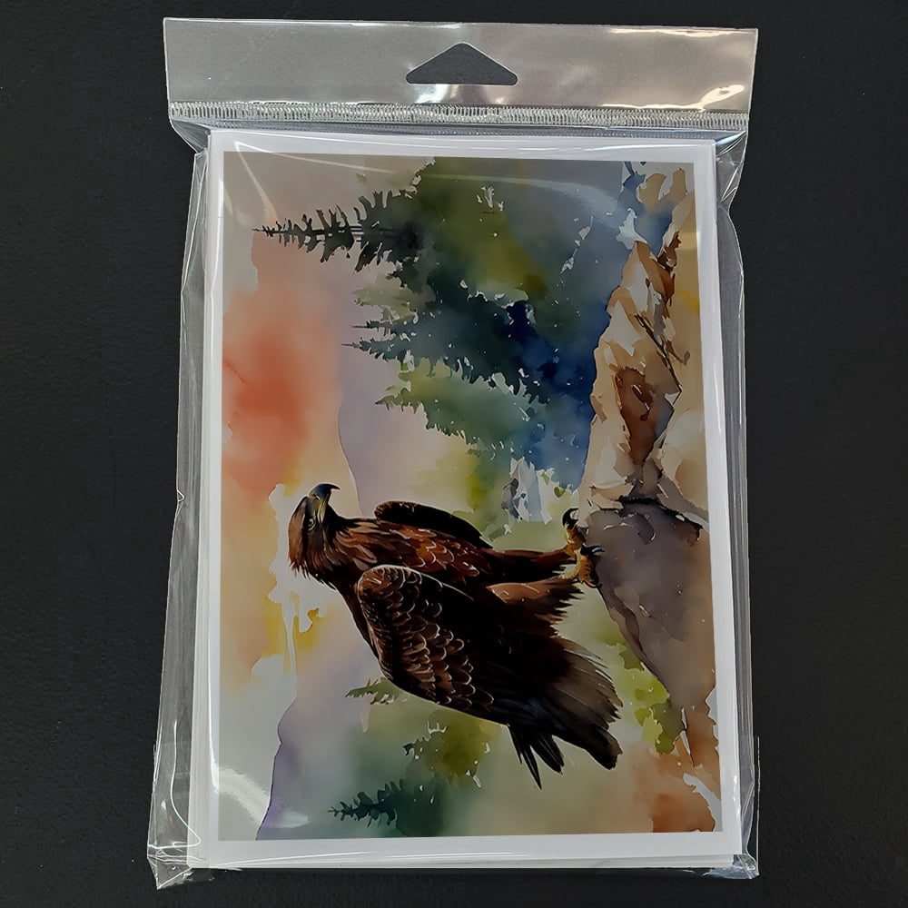 Eagle Greeting Cards Pack of 8 7 in x 5 in