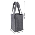 thumbnail image 3 of GETAJGHSD Wine Bottle Carrier Bags Felt 3Pcs 6.29X6.29X18.86in, 3 of 8