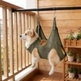 thumbnail image 4 of Pet Grooming Hammock Universal Restraint Sling Adjustable Hanging Straps Durable Polyester For Stress Free Nail Trimming And Grooming(Grey-S-40X57Cm), 4 of 6