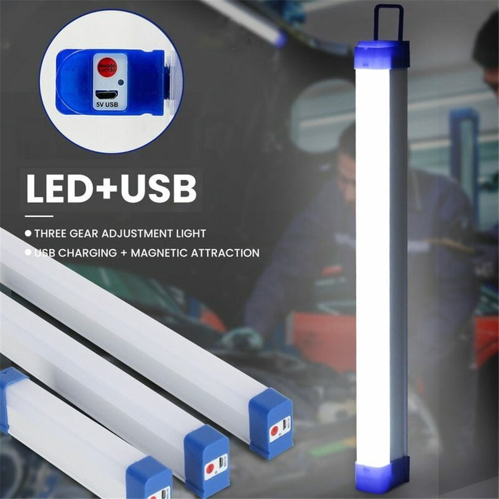 LED Camping Lamp,USB Rechargeable Tube Light,30w/60w/80w Emergency Light for Indoor/Outdoor Use