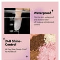 thumbnail image 3 of BEUKING Dark Complexion Loose Setting Powder, Shimmer Finishing Powder Oil Control for Long Lasting Makeup, Lightweight Powder Waterproof Makes Skin Downy, for All Skin Tones, 03, 3 of 7