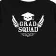 thumbnail image 4 of Inktastic Grad Squad with Graduation Cap and Wings Boys or Girls Long Sleeve Toddler T-Shirt, 4 of 5
