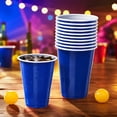 thumbnail image 7 of MODANU 16 oz Plastic Cups 50 Pcs Drinking Cups Disposable Cups with Lines Beverage Drinking Cups for Camping Barbecues Birthday Party Indoor Outdoor Events Picnics (Red), 7 of 7