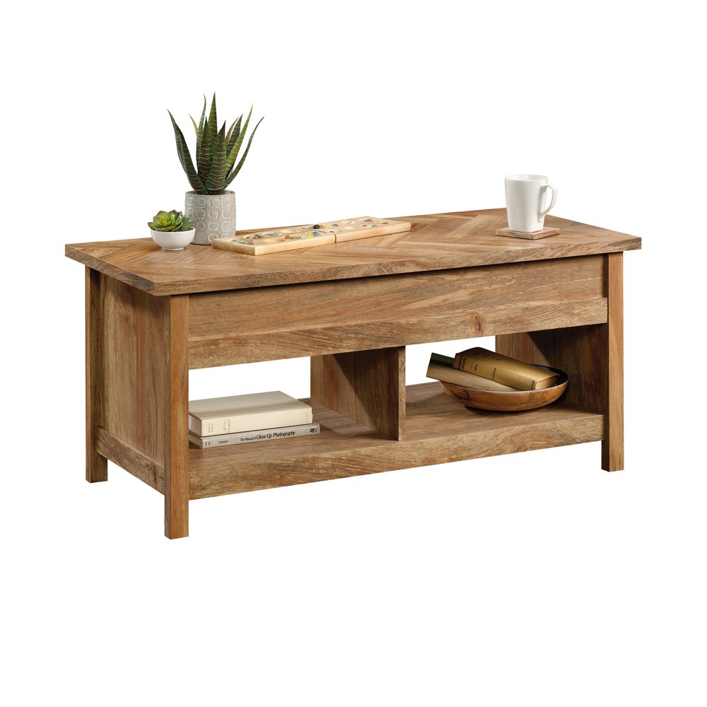 Sauder Cannery Bridge Lifttop Coffee Table, Sindoori Mango Finish
