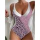 thumbnail image 3 of Gibobby Trajes de Baño Mujer Bañador Mujer Una Pieza Color Degradado Bañadores Normales Bañador Cintura Alta(Morado,CH), 3 of 4
