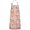 Pink Cow Flower, variant on Beige Cow Flower Pattern Apron-Garden Aprons for Women with Pockets-Cotton Linen Waterproof Kitchen Cooking Gardening Aprons Adjustable for Kitchen,Cooking,BBQ and Salon 33x27 Inch