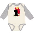 thumbnail image 3 of Inktastic Fireman 1st Birthday Boys or Girls Long Sleeve Baby Bodysuit, 3 of 5