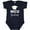 Navy Blue, variant on Inktastic Graduation Hat-nicu Graduate Boys or Girls Baby Bodysuit