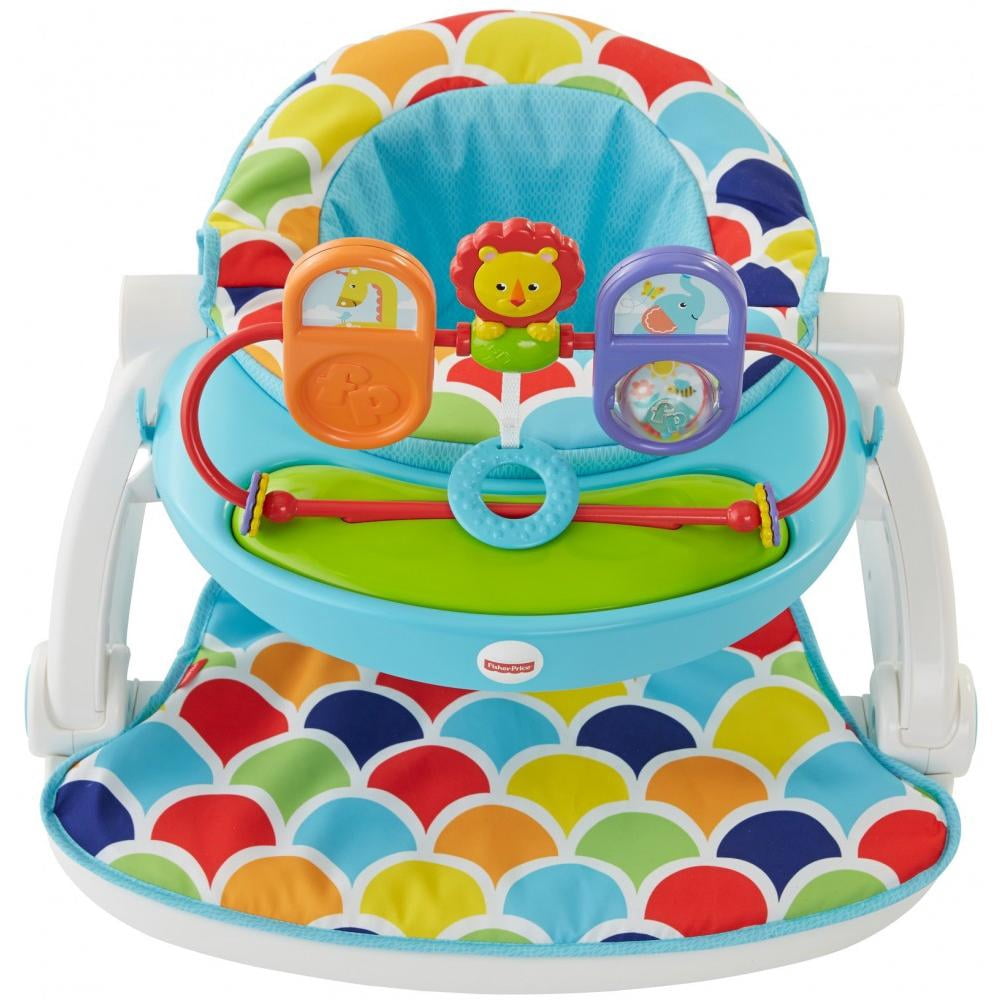 FisherPrice Sit Me Up Floor Seat With Toy Tray Walmart