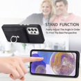 thumbnail image 4 of For Samsung Galaxy A23 Electroplating Skin-feel Leather Ring Card Wallet Phone Case(black), 4 of 5