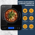 thumbnail image 3 of Parrilla de Inducción, Estufa de Inducción 1200W con Sensor Táctil y Pantalla LCD, 3 of 8