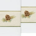 thumbnail image 3 of Linum Home Textiles 2-Pieces Nature Turkish Cotton Hand Towel Set, 16" x 30", White, 3 of 3