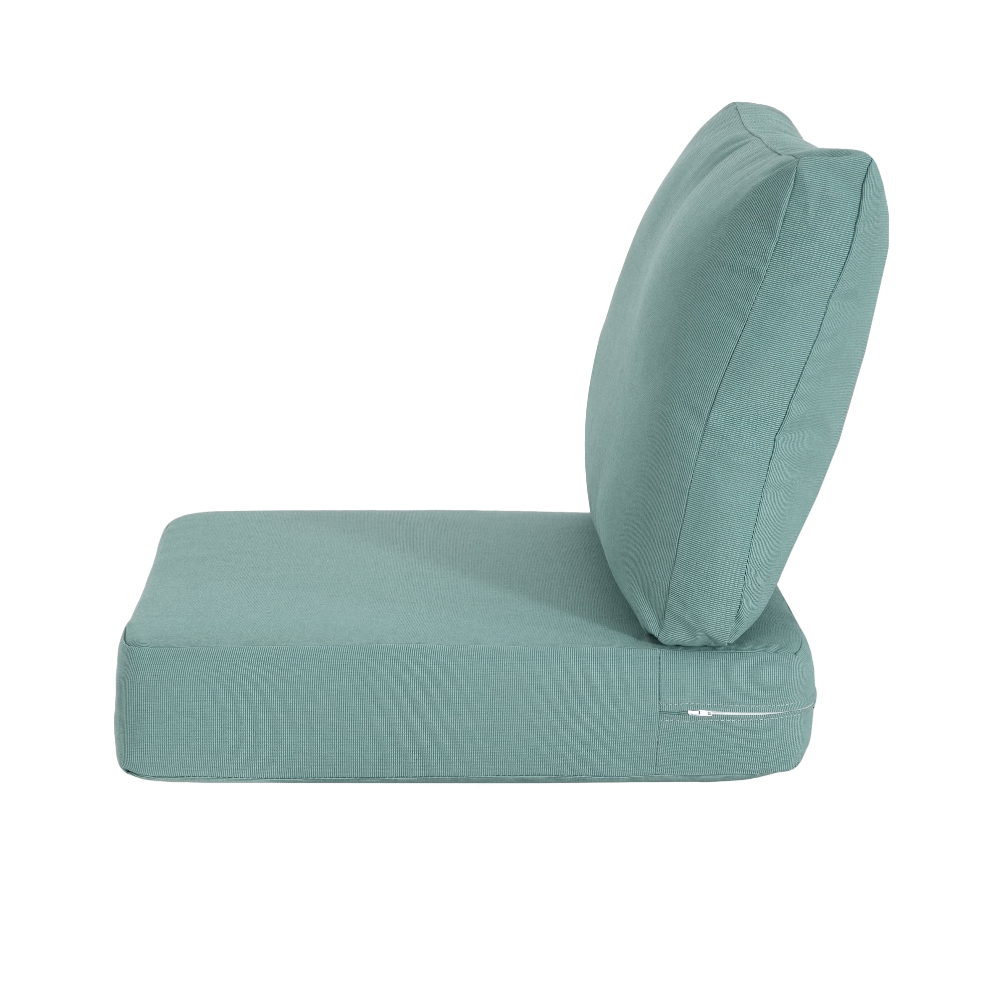 Jopath Outdoor Teal Club Chair Cushion Set with Seat Cushion and Back Cushion, Compatible with Most Club Chair for Patio Balcony Garden(Without Club Chair)