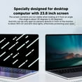 thumbnail image 5 of Computer Screen Protector UV Blocking Anti Blue Ray Scratch Proof Easy Installation Desktop Private Screen for 23.8in PC, 5 of 8