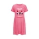 thumbnail image 3 of Xihbxyly Camisón Extragrande, Elegante y Suave Vestido de Manga Corta, Tejido Transpirable y Cómodo, Corte Holgado E Informal, Ideal para Dormir, Teletrabajar o Uso Diario, Ideal para Mujer., 3 of 6