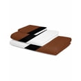 thumbnail image 2 of Brown Black White Boho Towel Set of 3, Soft Microfiber Bath Towels, Hand Towel, Washcloths, Modern Striped Art Quick-Dry Absorbent Towels for Bathroom Kitchen Hotel Beach Gym Spa, 2 of 7