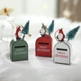 thumbnail image 4 of Iumwxz Fall Outdoor Living Small Mailbox Elderly Vintage Mailbox Christmas Tree Hanging Christmas Decorations Decoration Props home decor christmas clearance outdoors indoor, 4 of 5
