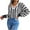 Black, variant on Womens Fall Fashion 2022! QLEICOM Sweaters for Women, Women's Fashion Autumn Winter Long Sleeve Stripe Contrasting Lantern Sleeve V-Neck Sweater Tops On Clearance