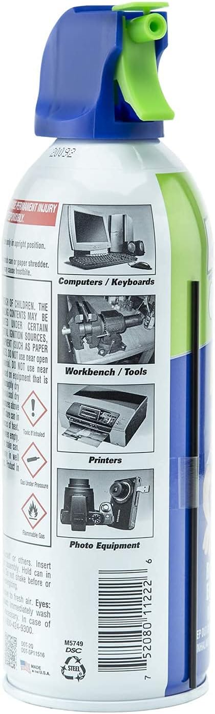 975 Supply Air Duster, Compressed Air Duster, 10 oz. Cans - 3 Cans
