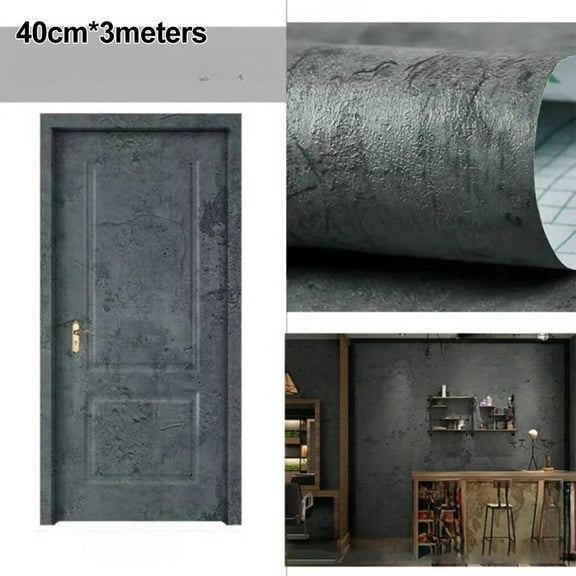 40Cm*3Meters Vintage Waterproof Pvc Wall Sticker: Easy To Install & Clean!