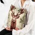 thumbnail image 6 of Elk Deer Throw Pillow Covers Set of 2 - 16x16, 18x18, 20x20 Inches - Unique Patterns - Ideal for Bed Pillow, Throw Pillows for Various Occasions, 6 of 6