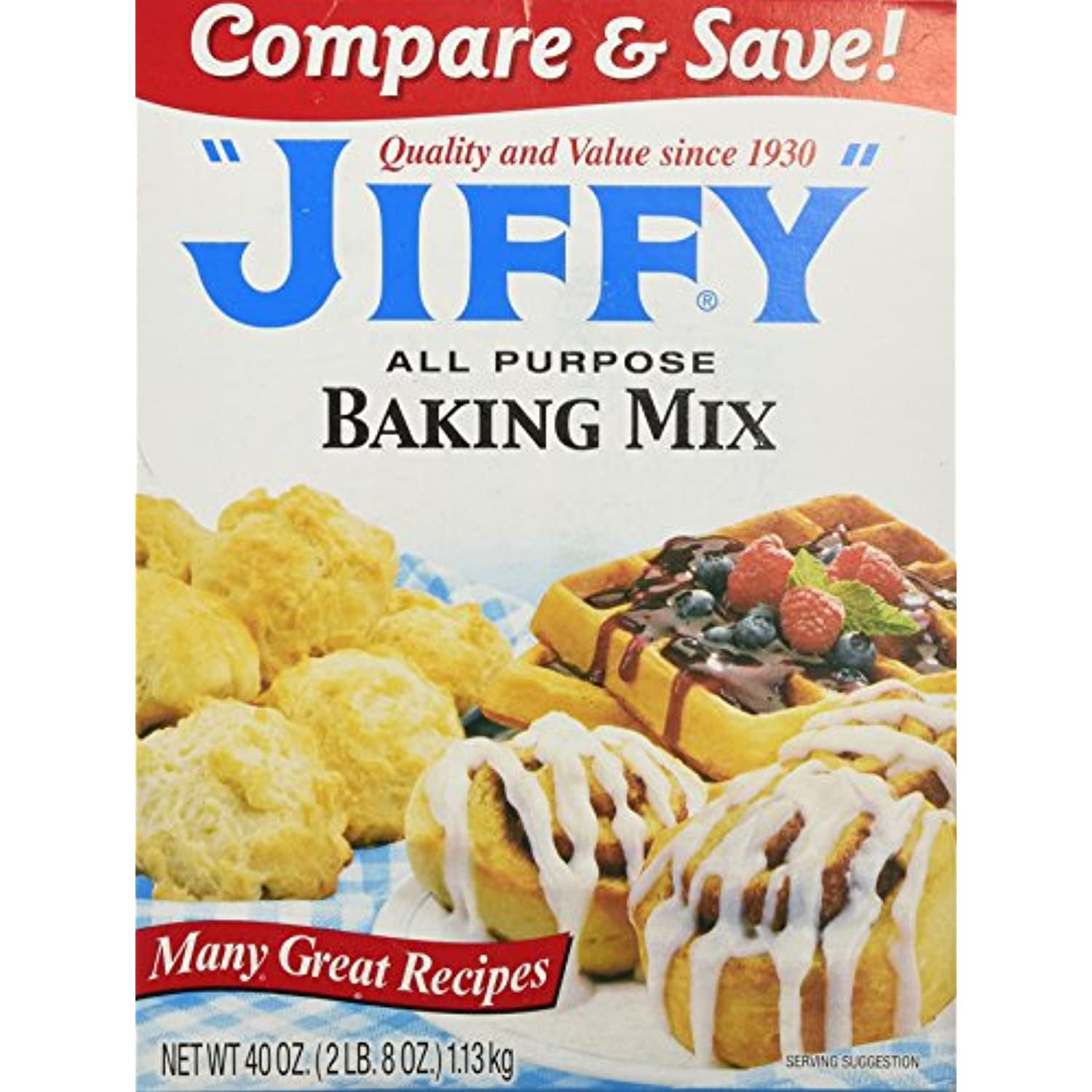 Jiffy All Purpose Baking Mix, 40 Oz