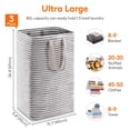 thumbnail image 4 of Cesto de ropa Lifewit, grande, plegable, 3 x 80 L, impermeable, 4 of 9