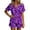 Q236 Purple, variant on Angala Halloween Pajamas Women Graphic Pjs Outfits Womens Short Pajamas Set
