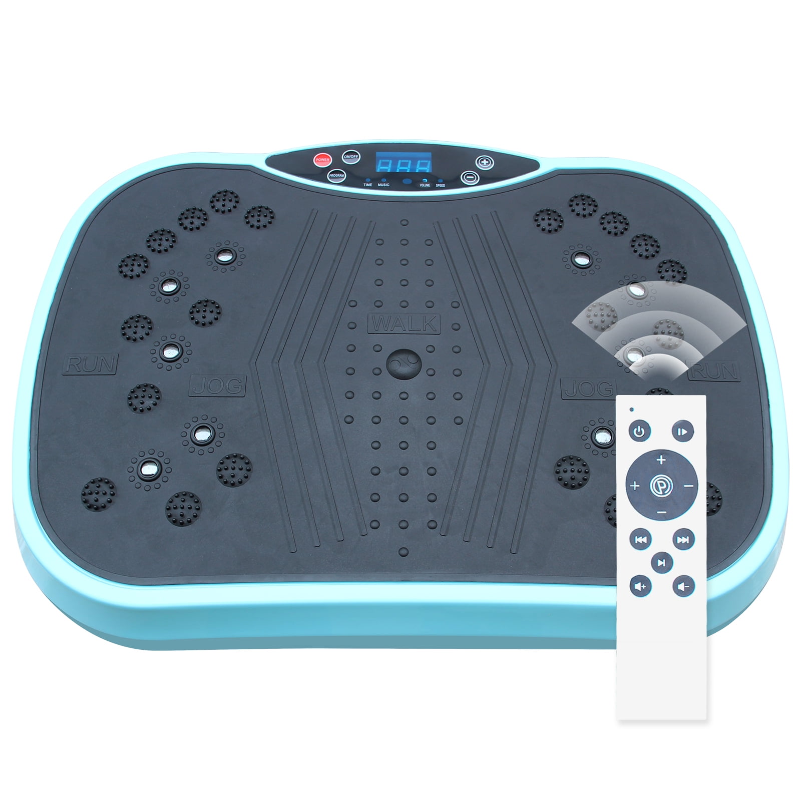 SHINPT Vibration Plate Exercise Machine, Workout Equipment with Resistance Band, Vibration Plate for Lymphatic Drainage, Vibrating Plate Exercise Machine for Weight Loss, Cardio Equipment