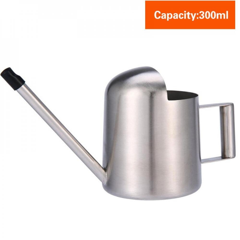 Stainless Steel Watering Can Garden Plant Flower Long Mouth Sprinkling Pot 