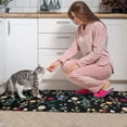 thumbnail image 3 of Pioneer Flower Floral Print Pattern Kitchen Rugs Sets Of 2,Anti Fatigue Kitchen Mat Rugs Non Slip Washable,Decorative Kitchen Floor Mats for Kitchen,Sink,Laundry,17"x30"+17"x47", 3 of 7