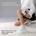 thumbnail image 3 of CHEERMORE Women Platform Female Casual Canvas Shoes Adult US 7 Beige, 3 of 8